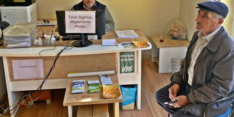 Emet’te üreticiler için Tarım Sigortası Bilgilendirme Masası