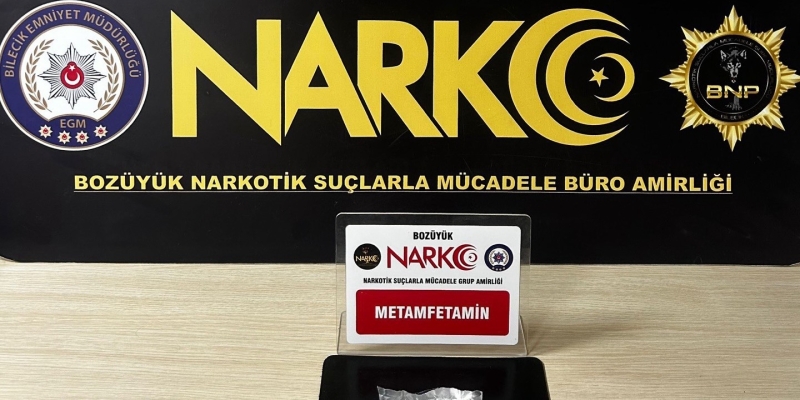 Bilecik’te narkotik operasyonu: 1 gözaltı