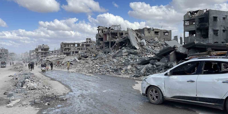 İsrail’in Gazze Şehri’nden çekilmesiyle büyük yıkım gün yüzüne çıktı