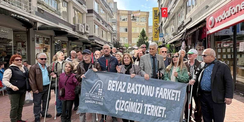 Görme engellilerden "Beyaz Baston" çağrısı: Sosyal güvence altına alınmalı