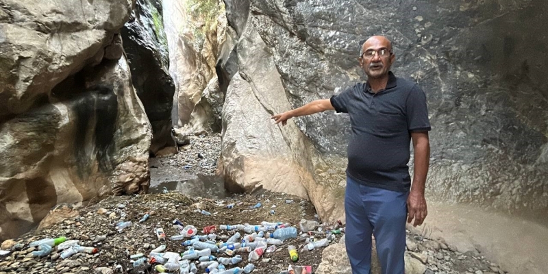 Son 65 yılın en kurak yılı kanyonu kuruttu