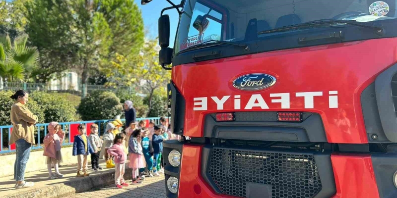 ADÜ Anaokulu’nda yangın güvenliği eğitimi