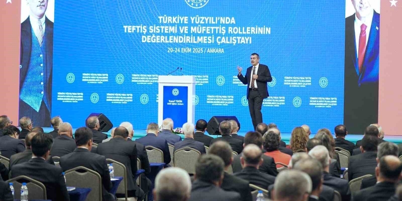 Bakan Tekin: "Eğitim kalitesinin sürekli iyileştirilmesine imkan veren bir teftiş sisteminin yapılandırılmasını kıymetli buluyoruz"