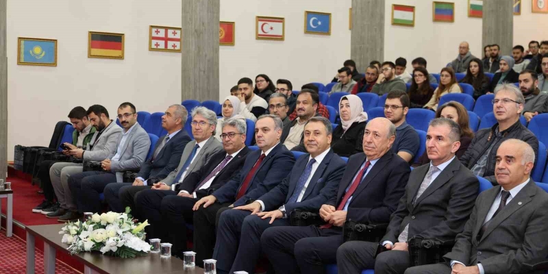 ASFAT Genel Müdürü Prof. Dr. İlbaş’tan Rektör Altun’a Ziyaret ve ERÜ’de Açılış Dersi