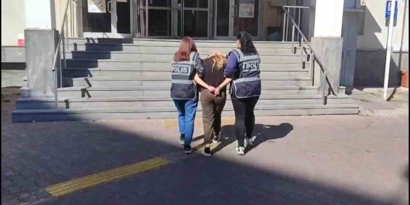 14 yıl kesinleşmiş cezası olan kadın polisten kaçamadı