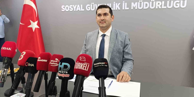Afyonkarahisar’da 255 bin sigortalı çalışan ve 145 bine yakın emekli var