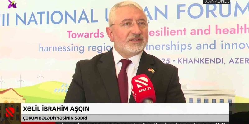 Başkan Aşgın, Azerbaycan’daki 3. Ulusal Şehircilik Forumu’nda Çorum’u temsil etti