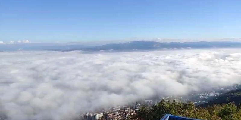 Bursa sisle kaplandı