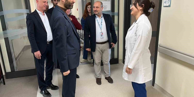 Milletvekili Bayırcı tedavi sürecinin ardından ilk ziyaretini Kütahya Şehir Hastanesi’ne yaptı