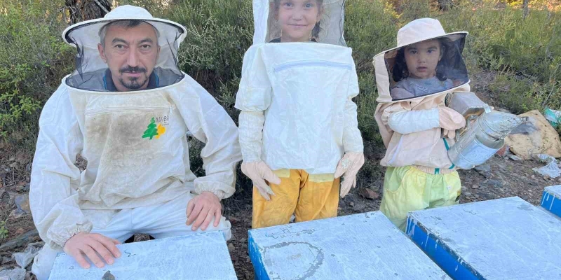 Yatağanlı miniklerden arıcılığa erken başlangıç
