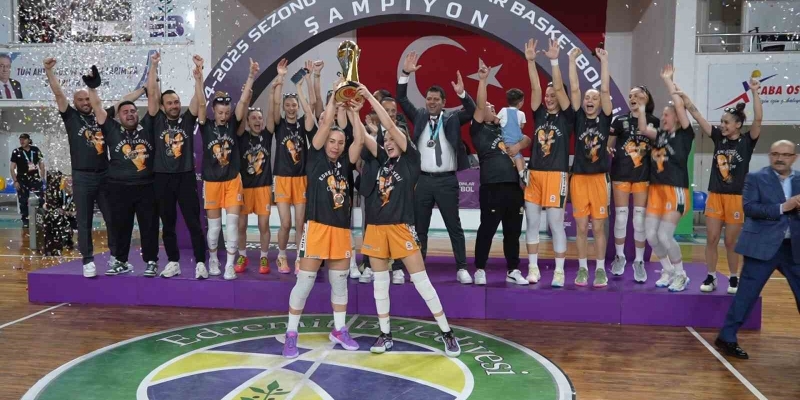 Türkiye Kadınlar Basketbol Ligi’nde şampiyon Ferhatoğlu Edremit Belediyesi Gürespor