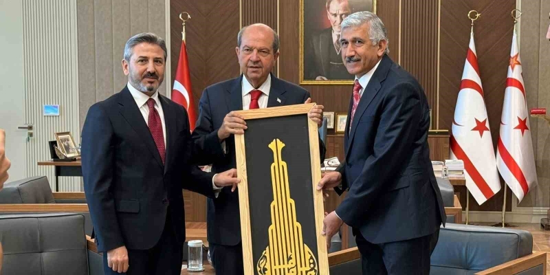 Başkan Hallaç’tan KKTC Cumhurbaşkanı Ersin Tatar’a ziyaret