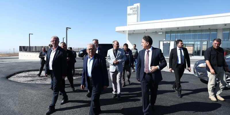 Başkan Büyükkılıç, 100 milyon TL’lik yatırımla Develi’ye kazandırılan Yeni Terminal Binasını inceledi