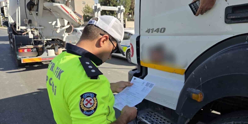 Malatya’da hafriyat kamyonlarına sıkı denetim