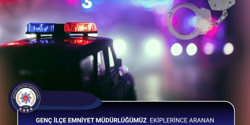 Bingöl’de hakkında 4 yıl kesinleşmiş hapis cezası bulunan şahıs yakalandı