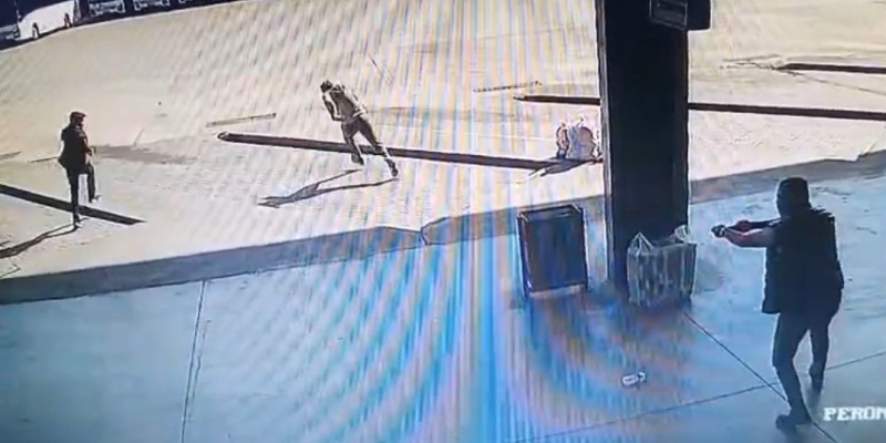 Otogarda yaşanan dehşet kamerada