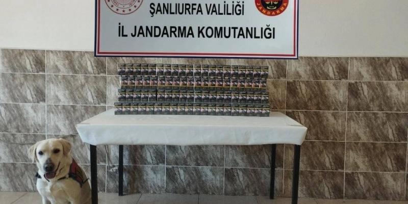 Şanlıurfa’da 7 bin 940 paket kaçak sigara ele geçirildi