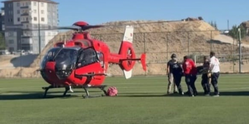 Darende’de 88 yaşındaki hasta, helikopterle Malatya’ya sevk edildi