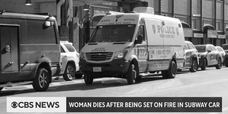 Amerika'da New York'ta Metroda Bir Kadın Yakılarak Öldürüldü