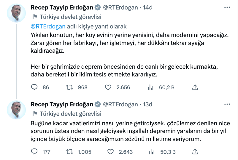 cumhurbaskani erdogan dan deprem bolgesi aciklamasi yapisal degisime goz yumamayiz